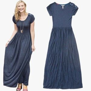 Matilda Jane Joanna Gaines Deep Waters Maxi Dress Size Medium